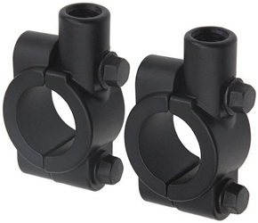 Flat Black Mirror Clamp Set with 10mm Threads 