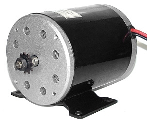 24 Volt 500 Watt 2500 RPM Electric Scooter Motor with Mounting Bracket 