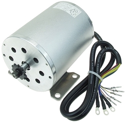 48 Volt 1800 Watt Brushless DC Motor with Mounting Bracket 