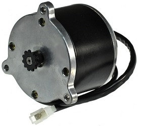 36 Volt 750 Watt  2600 RPM Currie Electric Scooter Motor with 11 Tooth Sprocket 