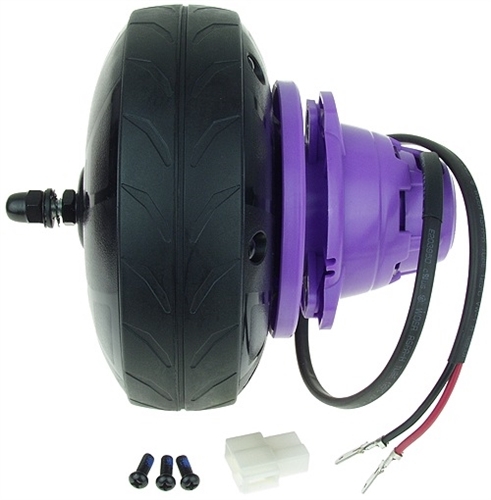 Rear Wheel with Motor for Razor Power Core E100 Electric Scooter (Purple) 