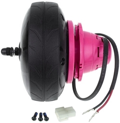 Rear Wheel with Motor for Razor Power Core E90 Electric Scooter, Pink, Version 2+ 