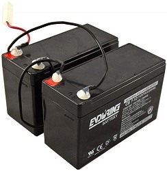 Plug-and-Play Battery Pack for Pulse Bolt, G Plus, PX-13, Sonic, Sonic XL, Super-B, and Super-C Electric Scooters with USPS Priority Mail Flat-Rate Shipping 