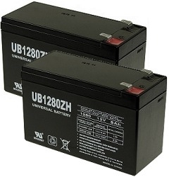 Battery Set for Pulse Bolt, G Plus, PX-13, Sonic, Sonic XL, Super-B, and Super-C Electric Scooters 