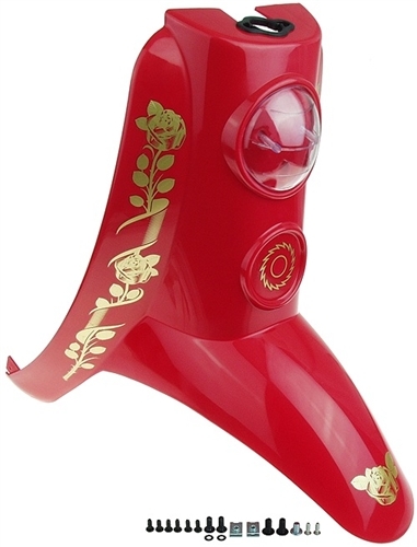 Front Fairing with Headlight Lens for Razor Pocket Mod Bellezza Electric Scooter 
