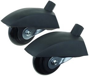 Set of Two Rear Wheel with Casters with Wheels and Covers for Razor PowerRider 360 