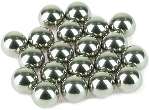 Set of 20 6mm Chrome Steel Ball Bearings for Electric Scooter and Bike Wheels 