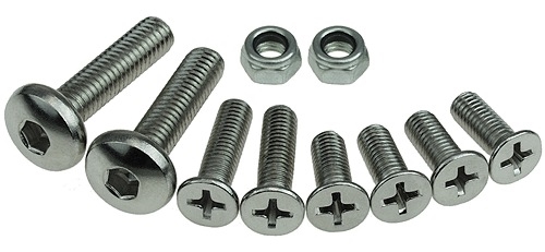 Foot Deck Screws for Razor: E90, E100, E100 Glow, E125, E150, E175, E200, E200S, E225, E225S, E250, E275, E300, E300S, E300S Sweet Pea, E325, E325S, eSpark, Launch, and RX200 Electric Scooter 