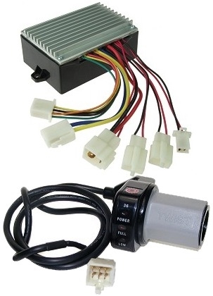 Speed Controller and Throttle Replacement Kit for Razor MX500 Version 1+, MX650 Version 1+, SX500 Version 1+, and EcoSmart Version 1+ RAZ-EKIT12 