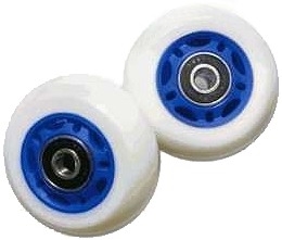 Rear Wheel Set for Razor PowerWing, PowerWing DLX, FlashRider 360, and RipRider 360, White and Blue 
