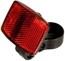 Rear Red Reflector for 1-1/4" OD Seat Posts 
