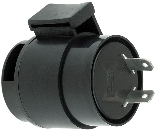 Round 12 Volt 2-Wire Incandescent and LED Turn Signal Flasher Relay 