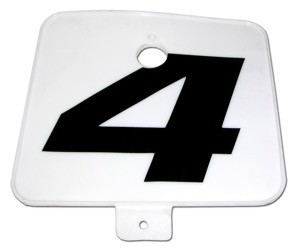 Number Plate for Razor Dirt Rocket MX500 and MX650 Electric Dirt Bike 