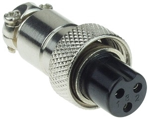 3 Pin Inline 9mm Charger Plug 