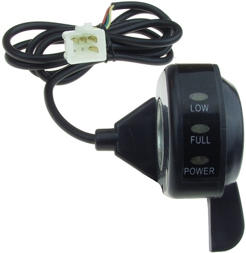 Thumb Throttle for Solar Electric Go Kart 