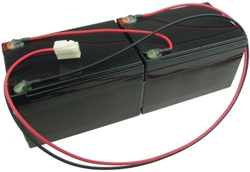 Battery Pack with Wiring Harness and Connector for the Yukon Trail and Serengeti Solar Wing 350 Electric Go Kart and the MotoTec Solar Electric Go Kart 