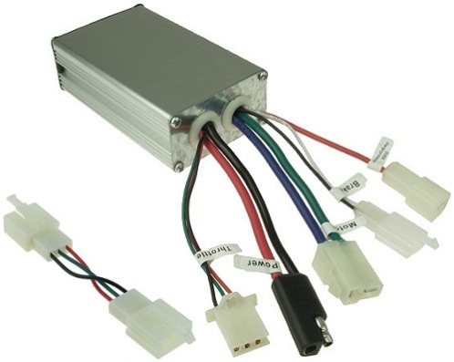 Speed Controller with 3-Wire Throttle Connector for Currie, Schwinn, GT, and Mongoose Electric Scooters 