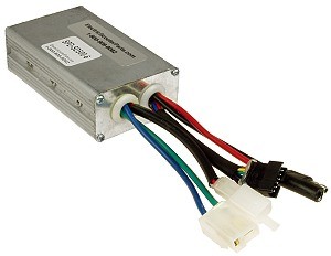 24 Volt 500W-600W Speed Controller with 6 Wire Throttle Connector for eZip, IZIP, Currie, Schwinn, Mongoose, and GT Electric Scooters and Bikes 