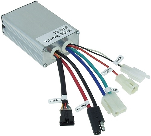 24 Volt 750W-900W Speed Controller with 5 Wire Throttle Connector for eZip, IZIP, Currie, Schwinn, Mongoose, and GT Electric Scooters and Bikes 