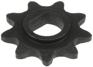 9 Tooth 8mm D-Bore Sprocket for #25 Chain 