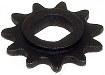 11 Tooth 10mm Double D-Bore Sprocket for #25 Chain 
