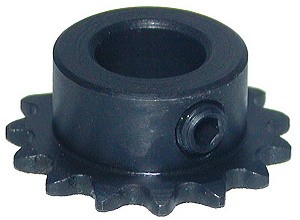 15 Tooth 1/2" Bore Sprocket for #25 Chain 