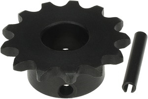 15 Tooth 10mm Bore Sprocket with Pin for #25 Chain 