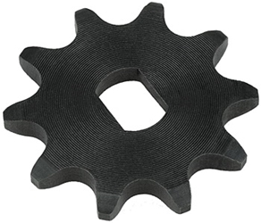 10 Tooth Sprocket for #40, #41, and #420 Chain 
