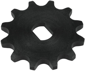 12 Tooth 13mm Double D-Bore Sprocket for #41 and #420 Chain 