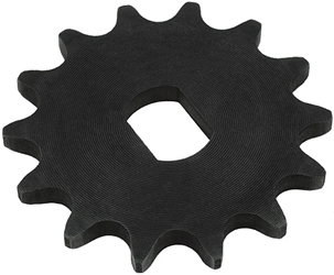 14 Tooth 17mm Double D-Bore Sprocket for #41 and #420 Chain 