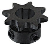 8 Tooth Sprocket with 5/8" Bore for #41 and #420 Chain 