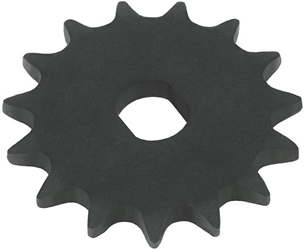 15 Tooth 10mm Double D-Bore Sprocket for 8mm Chain 