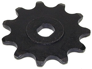 11 Tooth 10mm Dual D-Bore Sprocket for 1/2" x 1/8" Bicycle Chain 