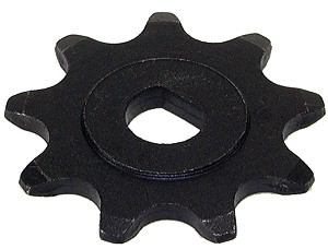 9 Tooth 10mm D-Bore Sprocket for 1/2" x 1/8" Bicycle Chain 