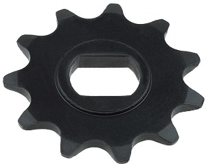 11 Tooth 17mm Dual D-Bore Sprocket for 1/2" x 1/8" Bicycle Chain 