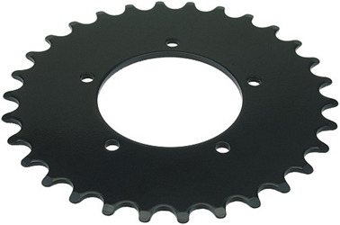 30 Tooth 2-1/8" Bore 5-Hole Sprocket for 1/2" x 1/8" and 1/2" x 3/32" Bicycle Chain 