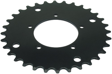 32 Tooth 2-1/8" Bore 5-Hole Sprocket for 1/2" x 1/8" and 1/2" x 3/32" Bicycle Chain 