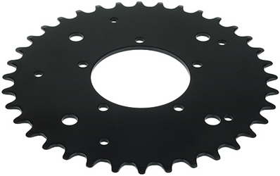 36 Tooth 2-1/8" Bore 5-Hole Sprocket for 1/2" x 1/8" and 1/2" x 3/32" Bicycle Chain 