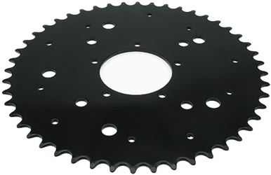 48 Tooth 2-1/8" Bore 5-Hole Sprocket for 1/2" x 1/8" and 1/2" x 3/32" Bicycle Chain 