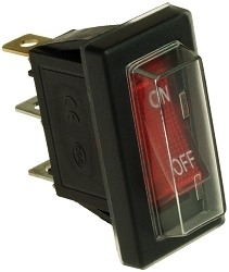 Power Switch with Indicator Light and Waterproof Cover for Razor Electric Scooters, Bikes, and Go Karts 