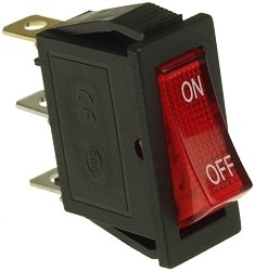 Power Switch with Indicator Light for 36 Volt Electric Scooters, Bikes, and Go Karts 