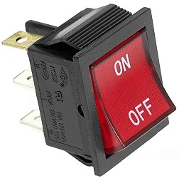On/Off Power Switch with Light for Razor; MX350 Version 9-32, MX400 Version 16-32, and Pocket Mod Version 17-44 