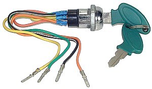 4 Wire Key Switch with 2 Keys 