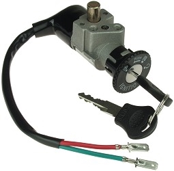 2 Wire 3 Position Key Switch with Handlebar Lock Pin SWT-23800 