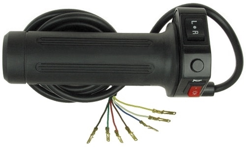 Handlebar Mount Switch Cluster with Grip for Lights, Horn And Turn Signals 