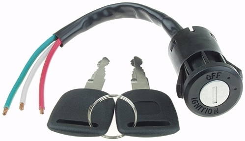 3 Wire 3 Position Key Switch with 2 Keys SWT-336 