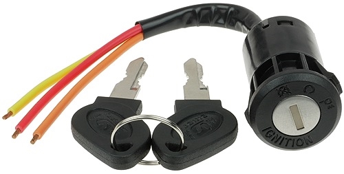 3 Wire 3 Position Key Switch with 2 Keys SWT-337 