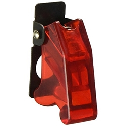 Transparent Red Toggle Switch Flip Cover 