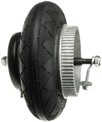 Rear Wheel for Belt Drive Razor E200 and E200S Electric Scooters Version 1-4 