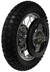 Rear Wheel for Razor MX350 Version 23+, ZR350 Version 23+, and MX400 Version 19+ 
